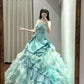 Robe de bal longue bleue NV6717