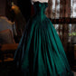 Robe de soirée longue et élégante verte NV6540