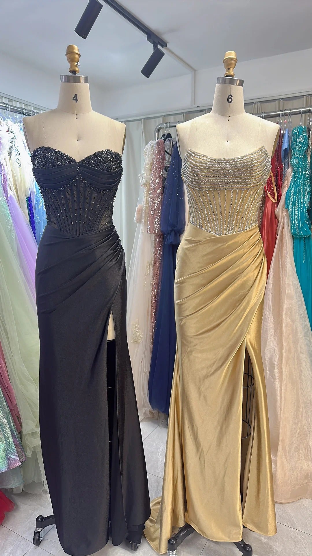 Nouvelle robe de soirée longue en satin, coupe ajustée, élégante et tendance, robe de demoiselle d'honneur, robe de remise de diplôme NV6637