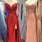 Nouvelle robe de soirée longue en satin, coupe ajustée, élégante et tendance, robe de demoiselle d'honneur, robe de remise de diplôme NV6639