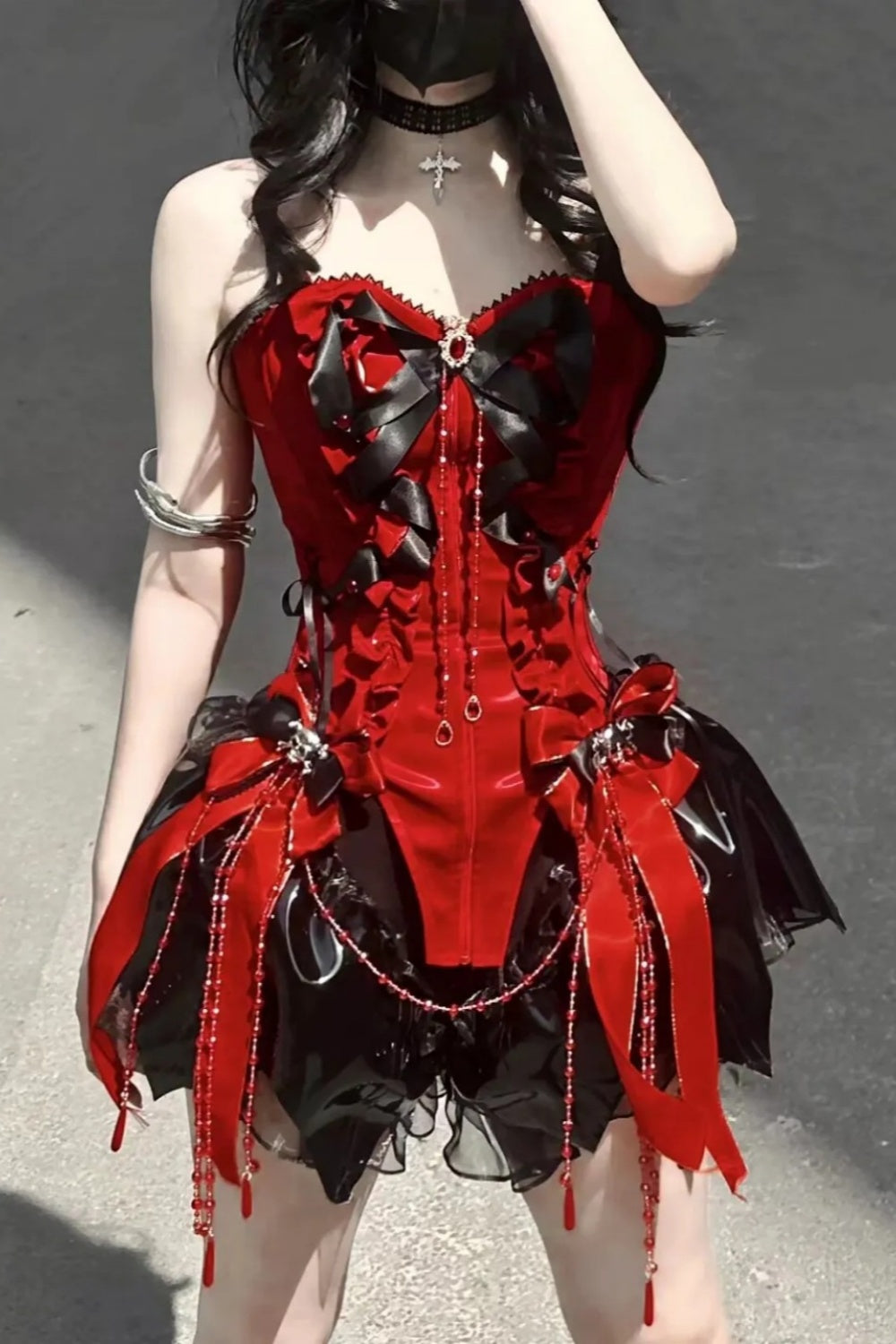 Robe d'anniversaire courte rétro NV6477