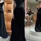 NiceVestidos--Black Simple, Elegant And Fashionable Wedding Guest Dress NV5846