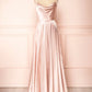 Simple Satin Long Prom Dresses, A-Line Formal Evening Dresses nv1451