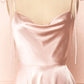 Simple Satin Long Prom Dresses, A-Line Formal Evening Dresses nv1451