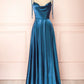 Simple Satin Long Prom Dresses, A-Line Formal Evening Dresses nv1451