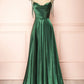 Simple Satin Long Prom Dresses, A-Line Formal Evening Dresses nv1451