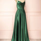 Simple Satin Long Prom Dresses, A-Line Formal Evening Dresses nv1451