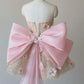 Pink Sweet Delicate Beaded Sparkling Sequins Short Mini Tulle Homecoming Gown Prom Gown Evening Gown Birthday Gown nv2797