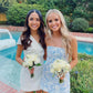 blue floral off the shoulder cute short bodycon homecoming dress cocktail dress prom dress party dress nv1730