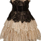 White/Pink Lace Short Chiffon Homecoming Dress Birthday Party Dress nv5302