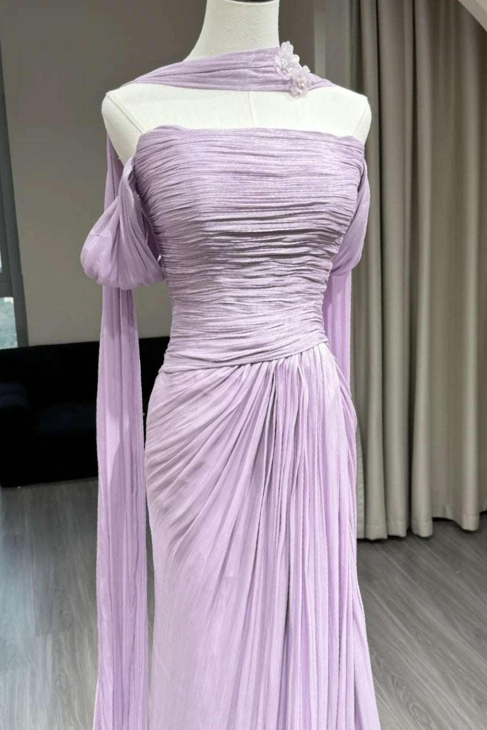 Robe de soirée violette élégante NV6721