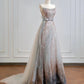 Gilded Gradient Black Dress Long Sequins Prom Dress Evening Dress Party Dress nv4946