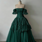 Robe longue blanche à manches courtes en dentelle délicate, robe de mariée NV6689