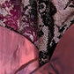 Purple Lace Beautiful Mermaid Long Satin Ball Gown Evening Dress nv4321