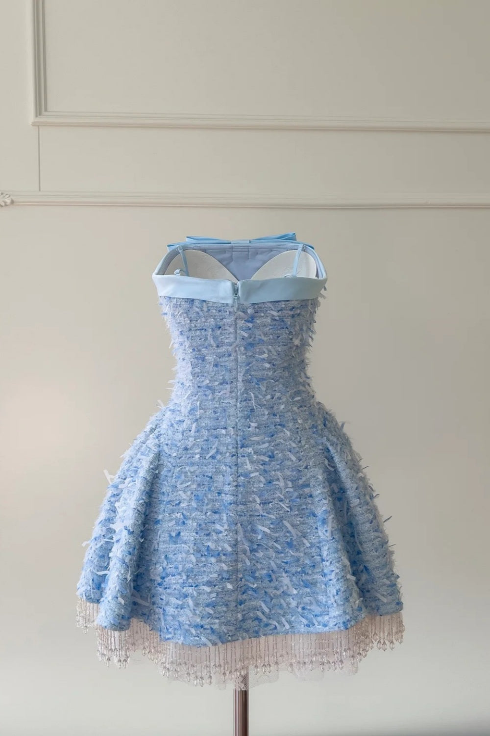 NiceVestidos-_NV Blue Sweet Short Birthday Dress Formal Dress NV5940