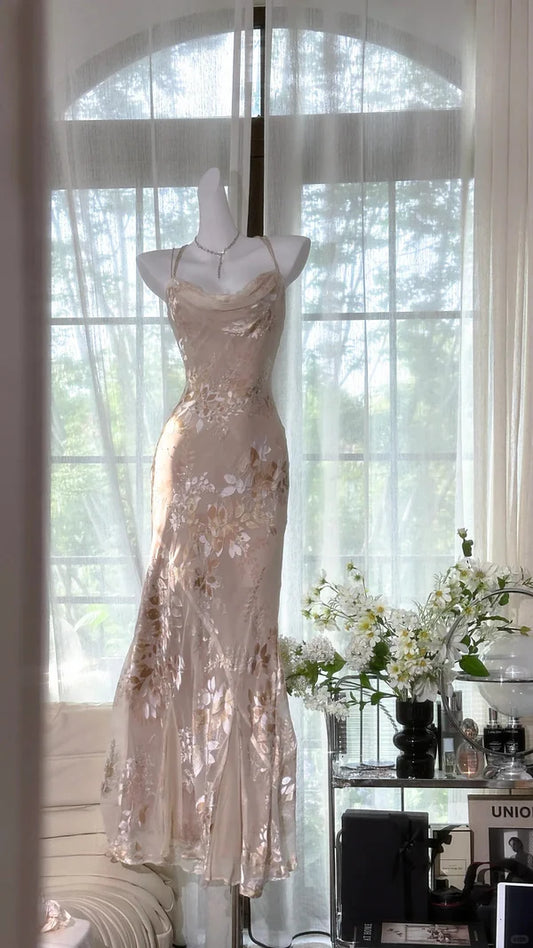 Mermaid Formal Dress Vintage Long Party Dress Evening Dress Prom Dresses nv4327