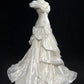 Robe de soirée longue et somptueuse ornée de perles, modèle NV6577