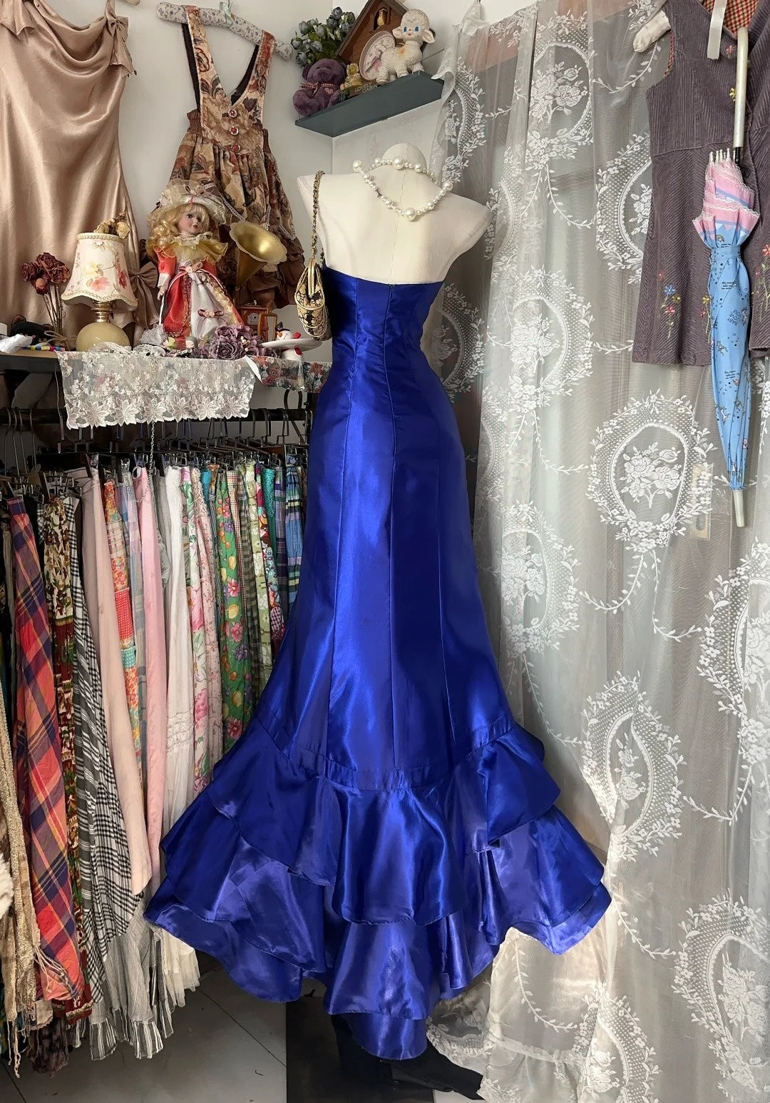 Robe longue de soirée rétro NV6454