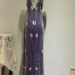Robe longue de soirée rétro NV6449
