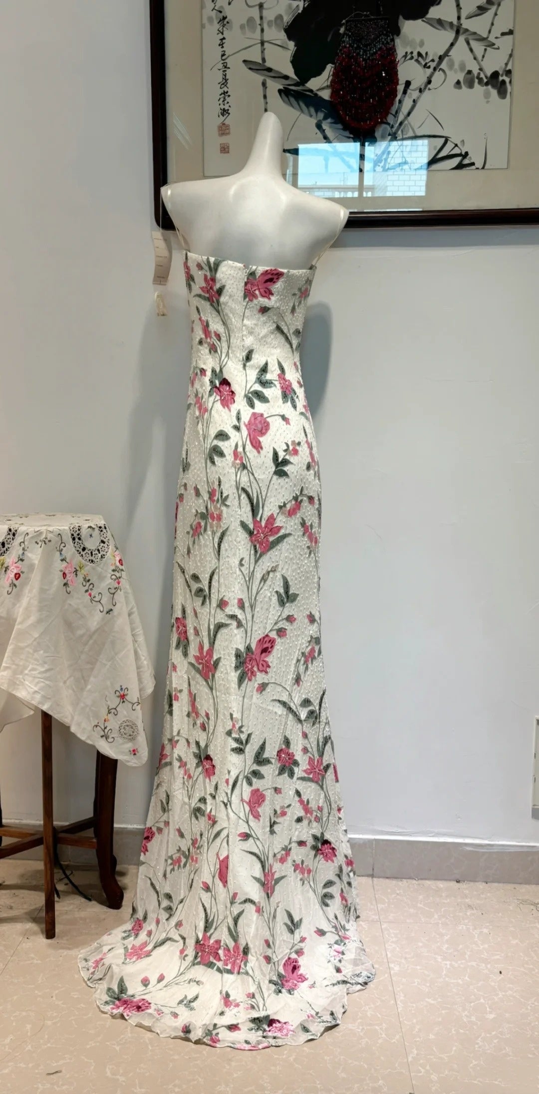 Robe longue de soirée rétro NV6446