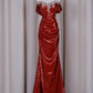 NiceVestidos-_Burgundy sequined long formal ball gown NV5993