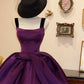 NiceVestidos--French Elegant Satin Gown, Long Sleeveless Vintage Ball Gown NV5821