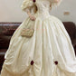 Ivory White Vintage Elegant Lace Long Princess Ball Gown nv5000