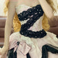 Pink Lace Bow Vintage Elegant Long Layered Princess Tulle Ball Gown nv5027