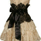 White/Pink Lace Short Chiffon Homecoming Dress Birthday Party Dress nv5302