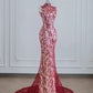 Red Sexy Elegant Long Chiffon Backless Prom Dress Evening Dress Party Dress nv4952