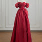 Red Elegant Long Tulle Prom Dress Evening Dress nv4953