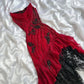 Red Chiffon Formal Dress New Arrive Party Dress Evening Dress nv5361