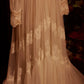 Vintage-Style, Exquisite Lace, Elegant Long Tulle Wedding Dress For Brides. NV6541