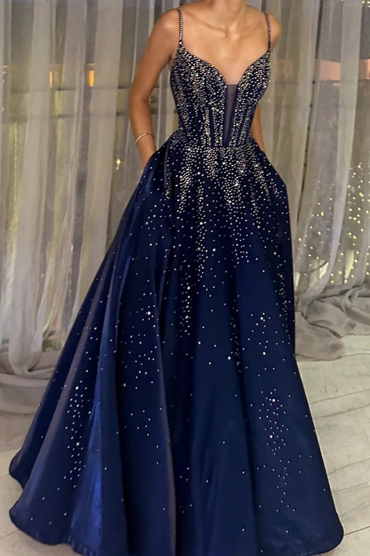 Robe longue de soirée rétro NV6452