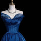 Robe de bal longue bleu roi à sequins, épaules dénudées, ornée d'étoiles, taille cintrée, style féerique NV6428