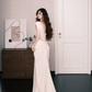 Pink Burgundy Ombre Sweetheart Prom Dress Spaghetti Strap  NV7238