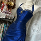 Robe longue en satin rétro élégante NV6656