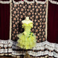 Green Forest Elf Fairy Elegant Exquisite Beaded Floral Short Tulle Homecoming Dress Prom Dress Evening Dress Party Dress nv4012