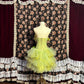 Green Forest Elf Fairy Elegant Exquisite Beaded Floral Short Tulle Homecoming Dress Prom Dress Evening Dress Party Dress nv4012
