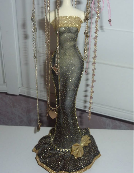 Black and gold gorgeous sparkling elegant long tulle sequin mermaid slim ball gown evening dress nv3875