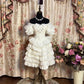 Ivory White Shiny Fairy Elegant Exquisite Beading Short Tulle Homecoming Dress Prom Dress Evening Dress Party Dress Ball Gown nv4015