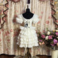 Ivory White Shiny Fairy Elegant Exquisite Beading Short Tulle Homecoming Dress Prom Dress Evening Dress Party Dress Ball Gown nv4015