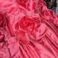 Pink Floral Elegant Sophisticated Long Floor Length Ball Gown Evening Gown Wedding Dress nv4174