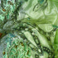 Green Luxury Gorgeous Shiny Vintage Fashion Floral Exquisite Beaded Sequins Long Mermaid Slim Fit Chiffon Ball Gown Evening Gown nv4062