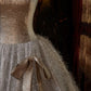 Robe de princesse longue scintillante or étoilé NV6535