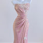 Pink fashion exquisite beaded long prom dress evening dress party dress nv4726
