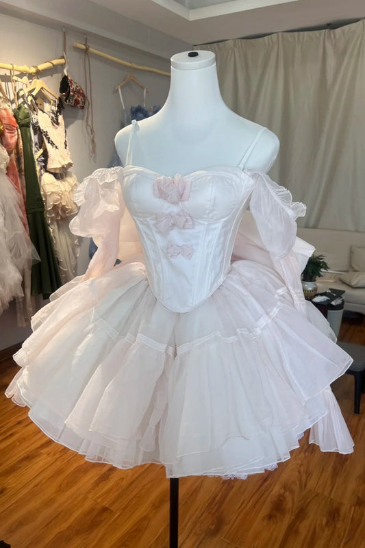 New short tulle princess dress, birthday dress, back-to-school dress  NV6649