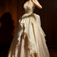 Robe bustier en tulle scintillant NV6750
