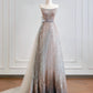 Gilded Gradient Black Dress Long Sequins Prom Dress Evening Dress Party Dress nv4946