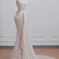 🤍🤍 Robe de mariée longue sirène en dentelle exquise et romantique, référence NV6582